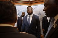 Recording artist 50 Cent visits Capitol Hill (Image via Getty)